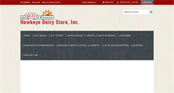 Desktop Screenshot of hawkeyedairy.com